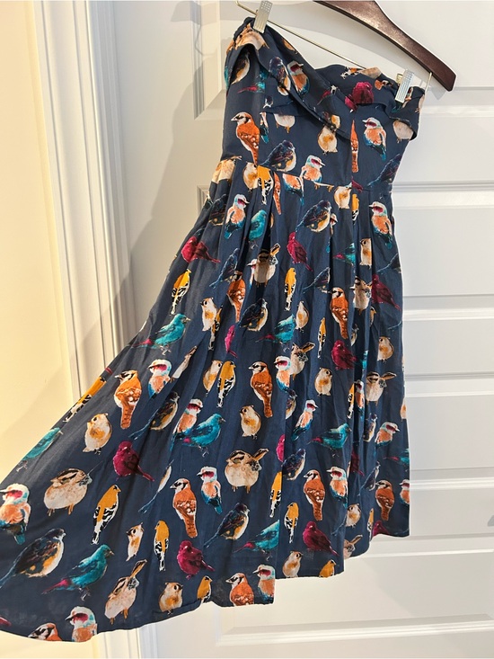 Maeve Dresses & Skirts - Maeve Native Birds Dress Blue Brown Size 4
